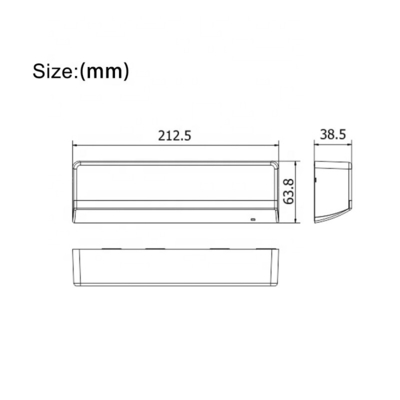 accesorios automáticos de la puerta de 3M, detector de movimiento de la microonda de 30V YS109