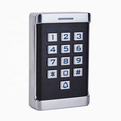 Telclado numérico impermeable de la caja metálica RFID 125khz para el sistema de la cerradura de puerta independiente con 2000 usuarios